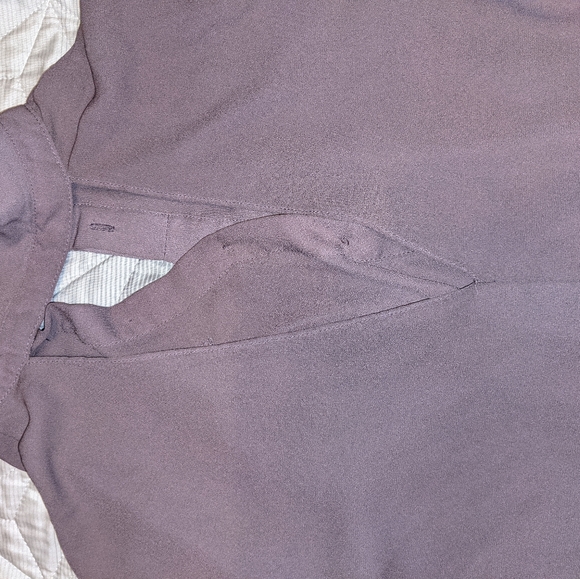 Gorgeous button up blouse in Greyish mauve colour - Picture 4 of 4